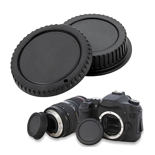 Front Body Cover and Rear Lens Cap Cover Protector For Canon   